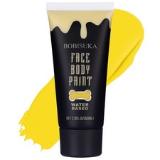 BOBISUKA Yellow Face Body Paint, Water Based Painting for Art