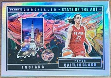 Caitlin Clark 2025 Panini Chronicled State of the Art Holo Parallel (85) - Fever