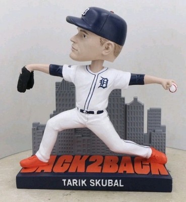 Detroit Tigers Tarik Skubal Home White Jersey SGA Back2Back Bobblehead 7/7/26