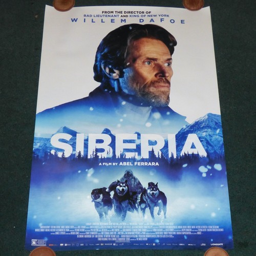SIBERIA 2020 ORIGINAL ROLLED DS 1 SHEET MOVIE POSTER WILLEM DAFOE ABEL FERRARA