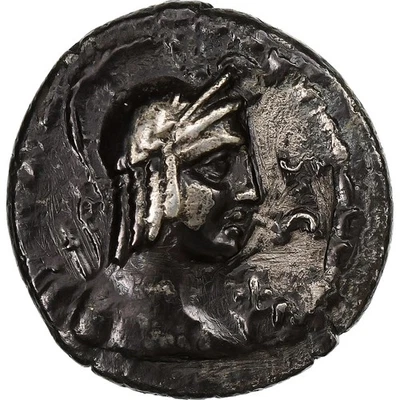 Plaetoria, Denier, 67 BC, Rome, Fourrée, Bronze argenté, TTB, Crawford:409/1 - Photo 1/2