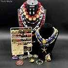 Nautical Costume Jewelry Lot 30pc Vintage & Modern Starfish Anchor Sailboat