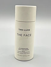 Tan-Luxe The Face Illuminating Self-Tan Drops - Light/Medium - 1.01 oz NWOB