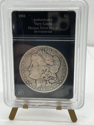 1901 Morgan Silver Dollar Bradford Exchange Very Good
