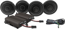 WILD BOAR AUDIO - WBA ULTRA KIT - Front/Rear Speaker Kit with Amp for HD Electra