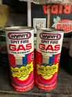 Vintage Wynn’s Spit Fire Gas Treatment 15 FL OZ metal can *