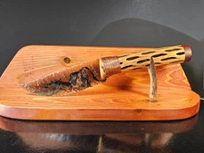 Sharp as H#LL WICKED A$$ LACE Obsidian Cholla Knife~Master Knapper~KENNY HULL