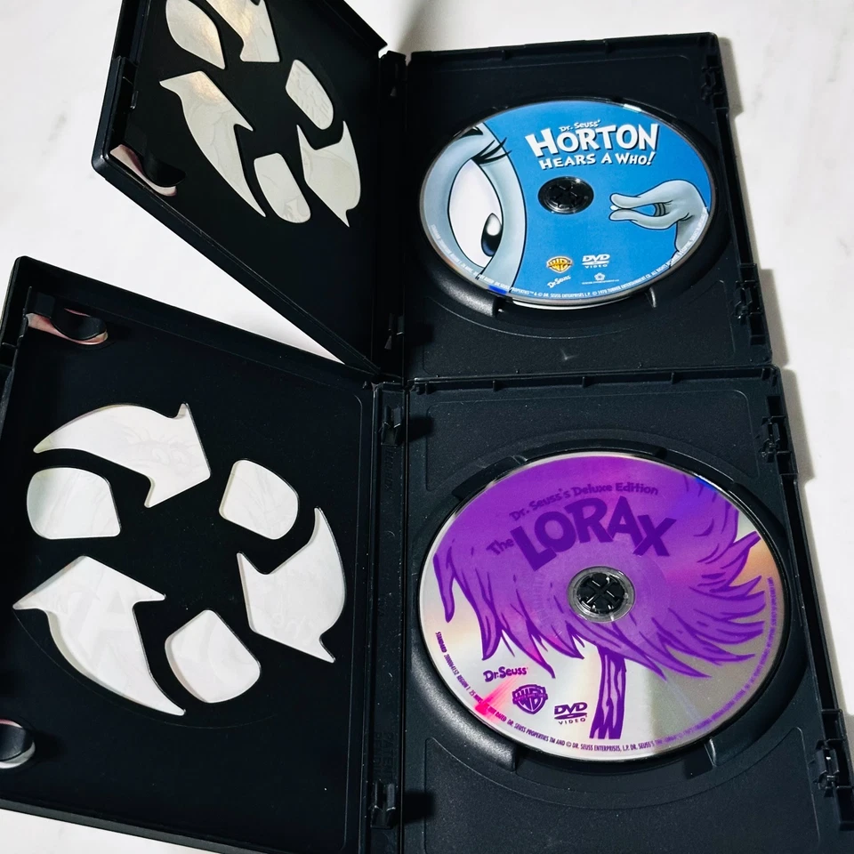 Dr. Seuss - Deluxe DVD Lot of 2 - The Lorax - Horton Hears a Who - Image 2 of 4