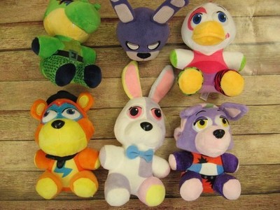 Five Nights At Freddy's Security Breach Plush Lot of 5 FNAF Freddy Chica