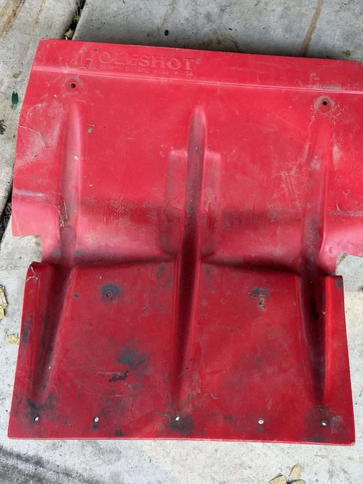 Polaris Indy Wedge Hole shot Skid plate Red - Image 2 of 2