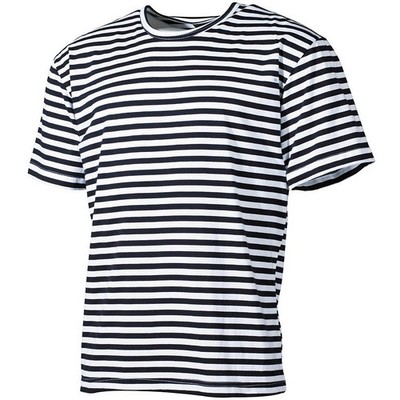 Marine Shirt Top oder Pullover XS-6XL blau-weiß gestreift Matrosen Russ. T-Shirt