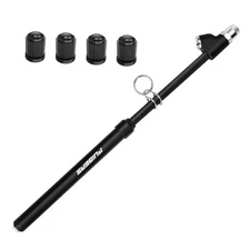 Semi Truck Tire Pressure Gauge 150 PSI/10 Bar, Dual Head Air Gauge Tire Pen