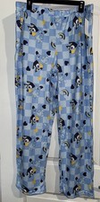 WOMENS BLUEY POSES CHECKER SLEEP PANTS WITH POCKETS SIZE 3X NEW