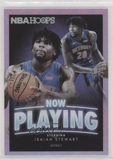 2020-21 Panini NBA Hoops Now Playing Holo Isaiah Stewart #SS-32 0nj5