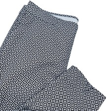 J. Jill Essential Slim Ankle Pants Women 12 Petite Black White Geometric Print