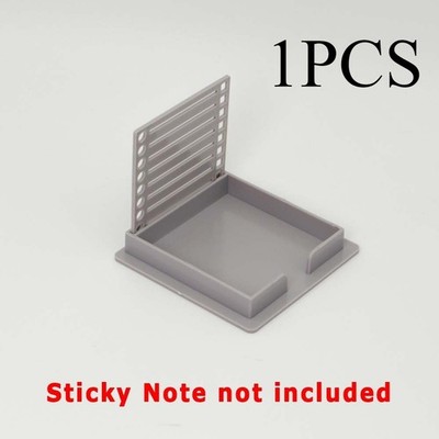 Multi-Compartment Transparent Clear Visible Lightweight Sticky Note Template Box