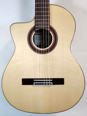 Cordoba GK Studio Negra Left Handed Solid European Spruce Top Cutaway Acousti...