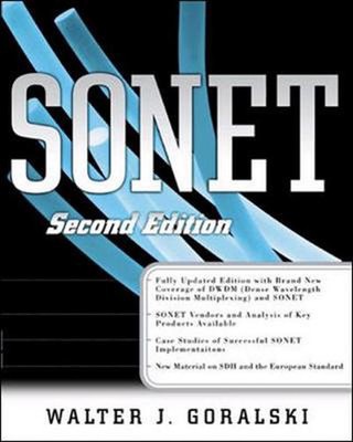 SONET/SDH by Walter J. Goralski (English) Paperback Book