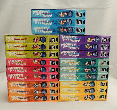 Monty Python's Flying Circus COMPLETE SERIES /  VHS Boxed Sets - Volumes 1-21