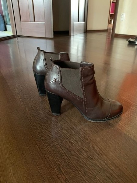 Women Costume National Ankle Boots Leather 38