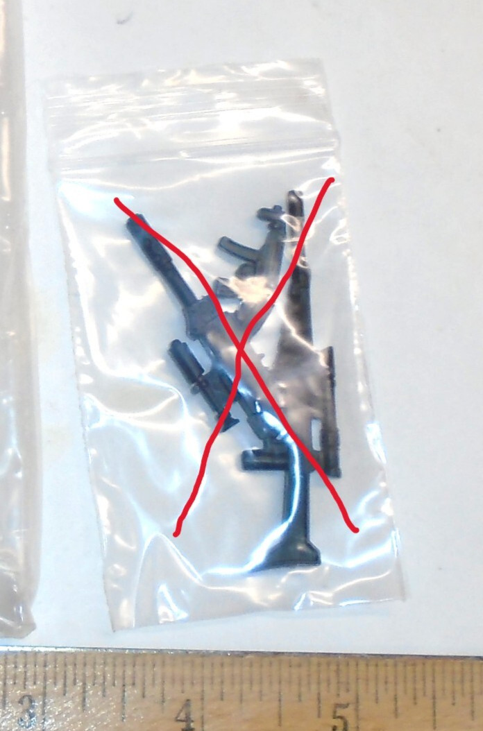 Storage Bags ( 2x3 )  lot of 100 for Accessories of Star Wars or GI Joe Figures