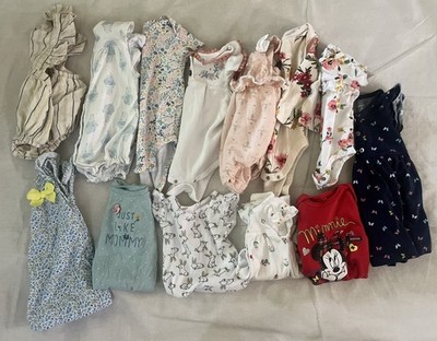 Baby Girl Clothes Lot bundle, 6-12 month, outfit, one piece, mixed brand