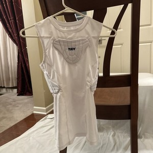 TUOY Youth Large Padded Shirt Chest Rib Protector Heart Guard Compression Tank