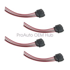 4B0973724 4× Electrical Connector Housing OEM For VW Jetta Golf R CC Tiguan 2.0T