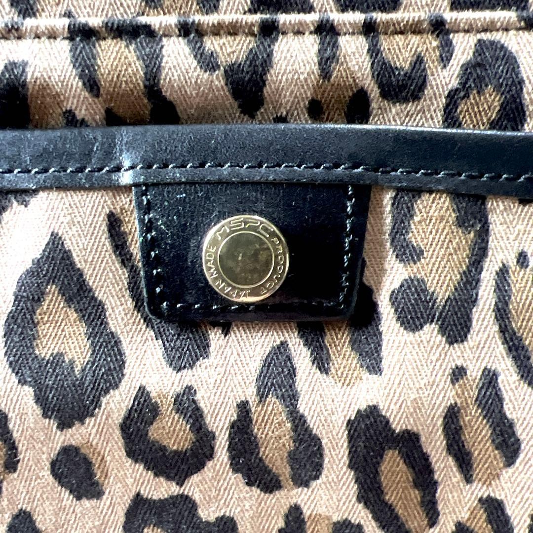 Master-piece x Monkey Time Leopard Leather Docume… - image 16