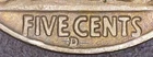 1937-D/D 5C Buffalo Nickel RPM Uncertified Circulated