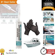 Professional-Grade 10oz Marine Sealant - Watertight, Above  Below Waterline