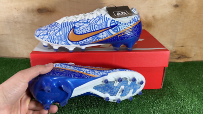Nike AIR Zoom Mercurial Vapor 15 AG CR7 Elite Blue boots Cleats