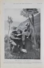 1900 Print &bdquo;Queenland&ldquo; Truppen verlassen Familie f&uuml;r Front