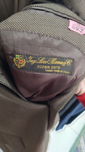 LORO PIANA CARACCIOLO COMPLETO UOMO GIACCA PANTALONE TG. 50 SUITS MAN ITALY - Photo 12 sur 12