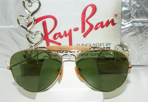 VTG 1937 BAUSCH & LOMB RAY BAN 1/10 12K GF OUTDOORSMAN SUNGLASSES BOX 35 AO RE - Picture 12 of 15