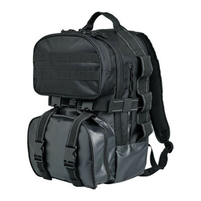 Biltwell Exfil-48, backpack, packing bag, black, for Harley-Davidson