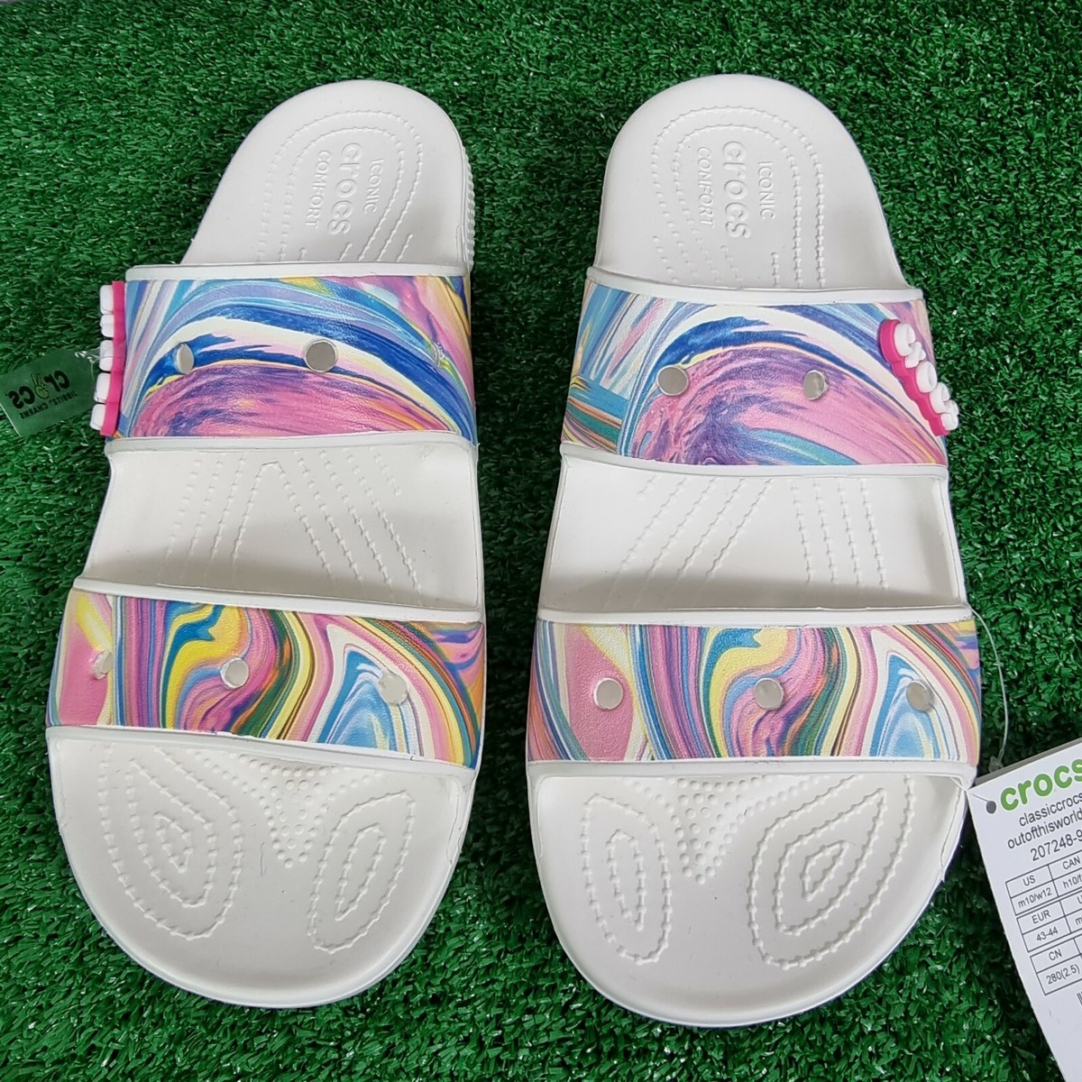 Classic Crocs Out Of This World Womens Sandals Size 12 NWT 