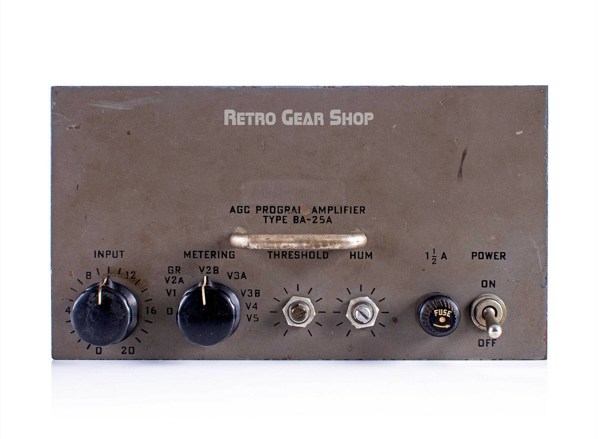 RCA BA-25A AGC Program Amplifier Rare Vintage Analog Tube