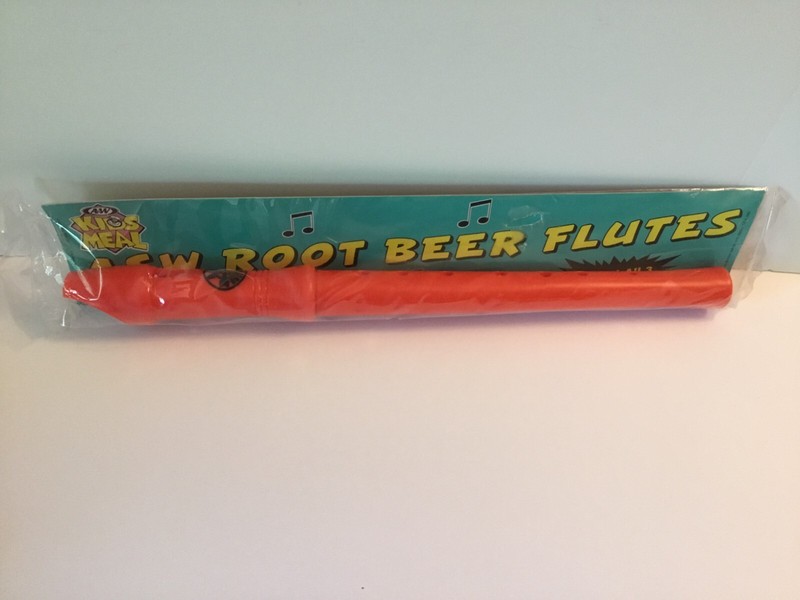 A&W Root Beer Kid's Meal Flute Collectible Plastic Toy, Vintage 2001  ** READ **