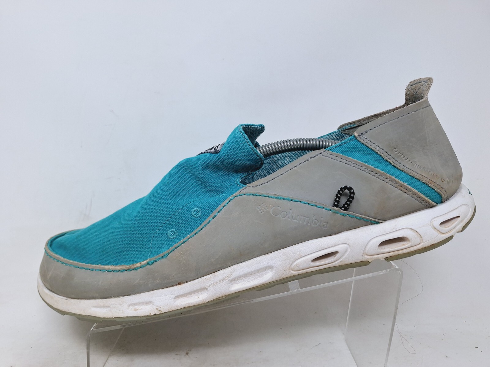 Columbia Mens Shoes 14 Blue PFG Bahama Vent Gray  Slip Ons BM4444-922 thumbnail 2