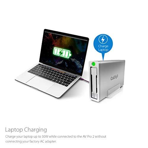 CalDigit AV Pro 2 Storage Hub USB C 5Gb/s External Drive Enclosure Kit ...