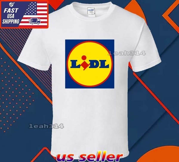 Nueva Camisa Camiseta Logo Lidl Divertida Estados Unidos Unisex Talla S-5XL
