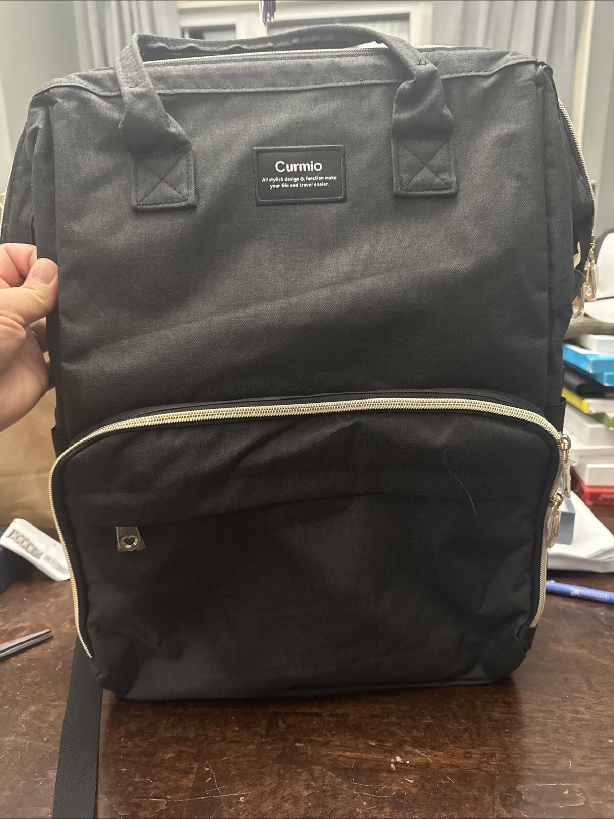 CURMIO Breast Pump Backpack for Spectra S1 S2 & Medela Pumps with Storage-image