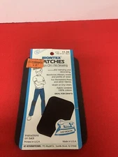 Vintage EZ Irontex Patches-Just Iron On-No Sewing-2PCS-4”x6” No. 5-Light Brown