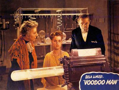 FILM FILM STILL VOODOO MANN BELA LUGOSI HORROR LEGENDE USA DRUCK POSTER BB8278