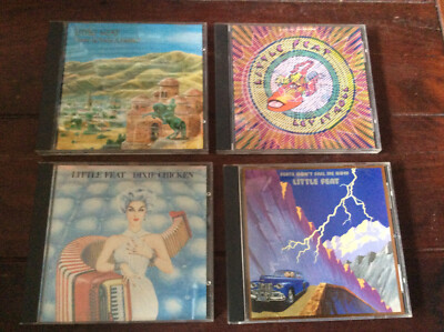 Little Feat [4 CD Alben] Dixie Chicken Feats Don't Fail Me Now Let It Roll Time