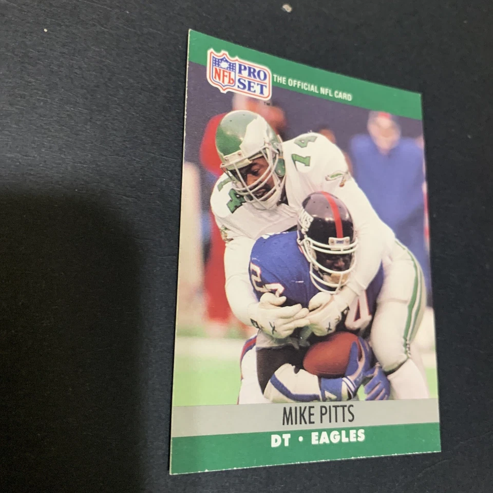 1990 NFL ProSet Mike Pitts #611 - Image 2 of 4