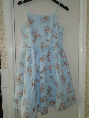 pale blue sundress