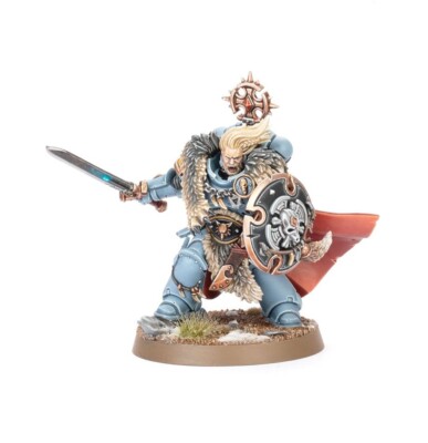 40k Space Wolves Wolf Guard Battle Leader Wolfsgarde-Held Warhammer NEU