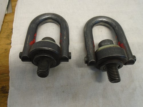 HD Swivel Hoist Rings with 3/4-10 Bolt Thread Load Rating 5000 Pounds